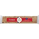 Soft Almond &amp; Salted Butter Caramel Nougat Bar ‒ French Nougat Candy Snack with Almond &amp; Caramel ‒ Gourmet Soft Sweet 3.52 oz