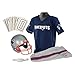 Franklin Sports New England Patriots Kids Football Uniform Set - NFL Youth Football Costume for Boys & Girls - Set Includes Helmet, Jersey & Pants - Large