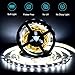 Boomile LED Light Strip, SMD 2835 16.4 Ft (5M) 300leds 60leds/m 12V DC Non-waterproof White Flexible Tape Lights for Kitchen, Closet, Car, Mirror, Ceiling, Indoor Decoration - No Power Supply
