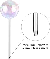 [Tomorotec] 6 Pack Light Iridescent Glass Self-Watering Spikes Iridescent Color view 4