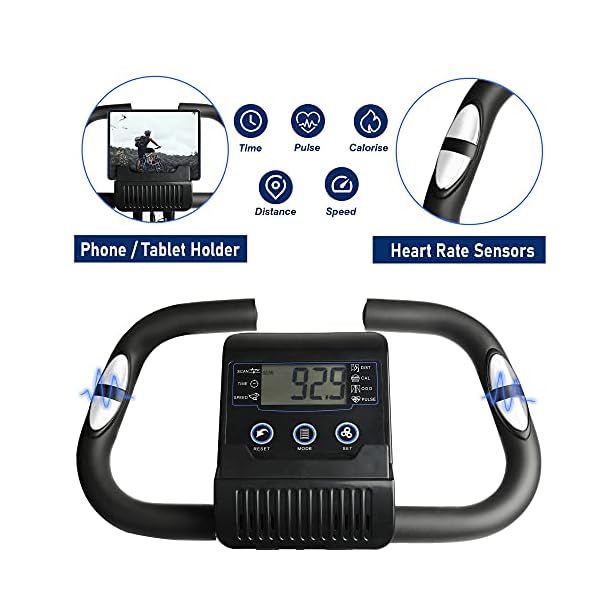 TOLEAD-Exercise-Folding-Bike-2-in-1-Magnetic-Upright-Recumbent-F-bike-with-Arm-Resistance-Bands-Heart-Monitor-and-Adjustable-Seat-Perfect-for-Home-WorkoutIndoor-Gym-BlackImproved-Version TOLEAD Magnetic Resistance Exercise Bike Upright Foldable Bikes with LCD Monitor Adjustable Seat Heart Rate Monitors…
