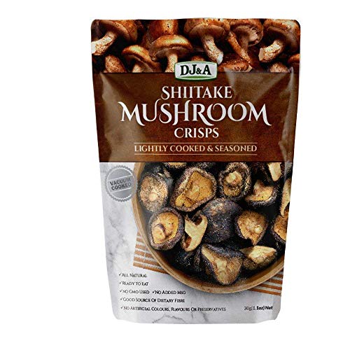 Shitake Mushroom Crisps Lightly Cooked & Seasoned 5.29 oz. (Pack of 2) Pricepulse
