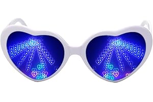 Heart Effect Diffraction Glasses Heart Shaped Light Special Refraction Glasses