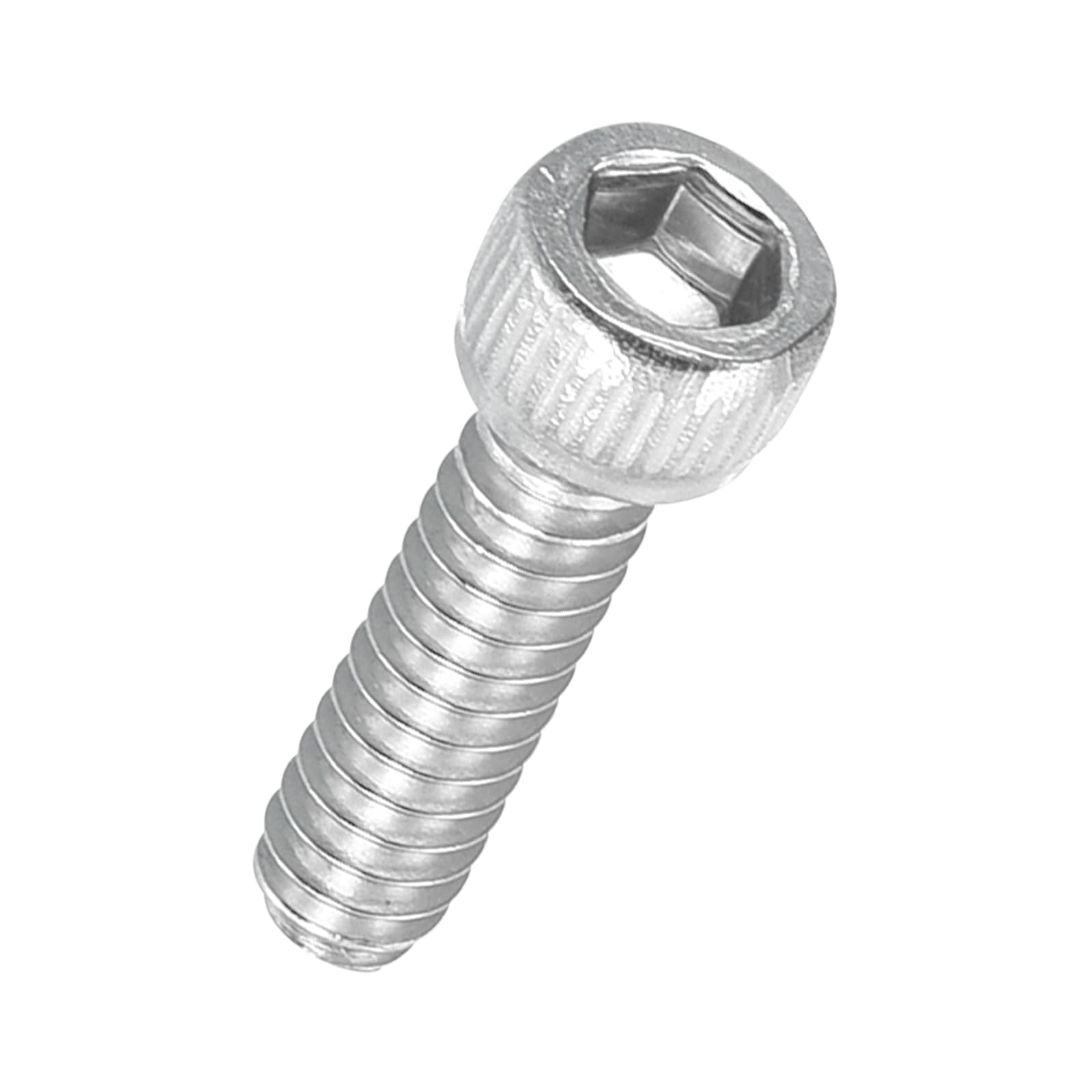 Kozelo 50pcs Socket Head Cap Screws - [#6-32 x 1/2"] UNC 304 Stainless Steel Allen Socket Drive for Electrical Motor 3D Printing Fan Engine Replacement Use, Silver — image 1