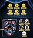 YXwin Purge Mask Light up LED Halloween Mask for Adults Men Women Boys Girls
