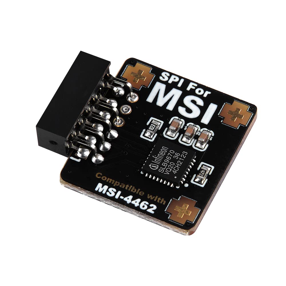 Photo 1 of NewHail TPM2.0 Module TPM SPI 12Pin Module with infineon SLB 9670 for MSI Motherboard Compatible with TPM2.0(MS-4462)