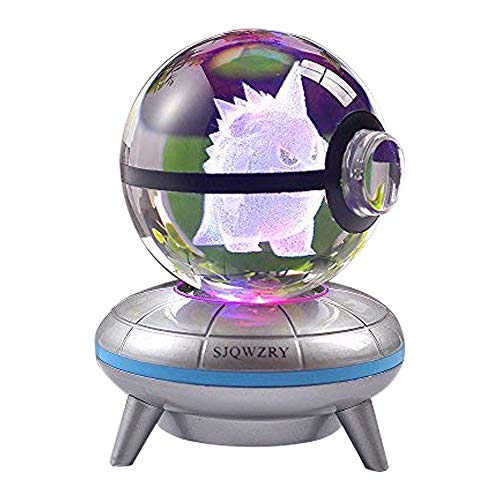 3D Crystal Ball LED Night Light Base Changes Color Toy Night Light Child Christmas Present