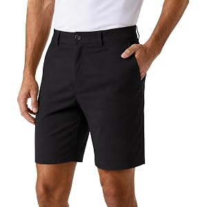 32 Degrees Men’s Stretch Chino Shorts – Lightweight Comfort Fit Casual Summer Shorts with Pockets