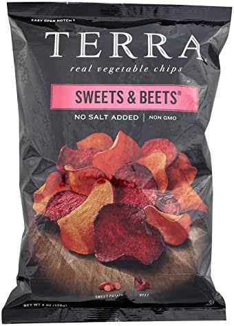 TerraChips Sweet Potato Chips - Sweets and Beets - Case of 12 - 6 oz.