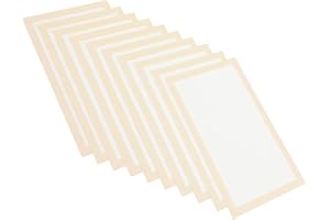 Balacoo 10 Sheets Rectangular Xuan Paper 50x30cm Thick Rice Paper for Chinese Calligraphy and Painting