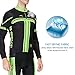 INBIKE Men's Long Sleeve Bike Jersey Set 3D Padded Tights Suit for Outdoor Cycling