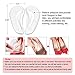 7 Pairs-Heel Cushion Inserts for Women and Men,Blomed High Back Heel Grips Liners Pads,Insoles and Arch Support for Big Shoes,Foot Pain Relief