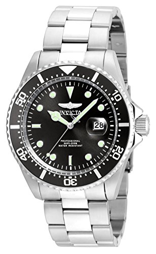 Invicta Men's 'Pro Diver' Quartz Stainless Steel Casual Watch (Model: 22047)