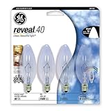 GE 4-Pack 40-Watt Color-Enhancing Decorative Incandescent Light Bulb