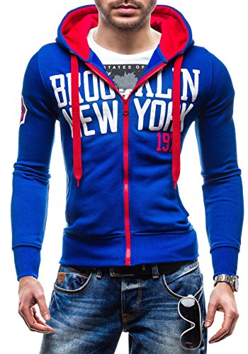 Hombre Sudadera con capucha y con cremallera