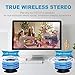 Bluetooth Speakers, BassPal IPX7 Waterproof Portable Wireless Shower Speaker with LED Display, FM Radio, Suction Cup, Light Show, TWS, Loud Stereo Sound for Pool Beach Home Party Travel Outdoorsthumb 4