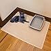 Cat Litter Mat, Extra Large Cat Box Mat - Cat Litter Track Mat Best Litter Mats for Cats & Kitty Litter Boxes Jumbo Size, No BPA