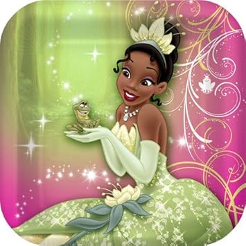 Tableware Decoration Princess The Frog Tiana Birthday