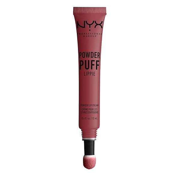 NYX PROFESSIONAL MAKEUP POWDER PUFF LIPPIE LIP CREAM, LIQUID LIPSTICK – SQUAD GOALS (TEA ROSE PINK)
