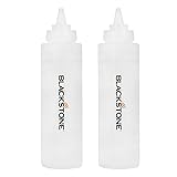 Blackstone 5071 32 oz Plastic Squeeze Bottle Set