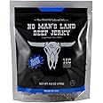 No Man’s Land BLACK PEPPER Beef Jerky High Protein Low Calorie Low Carb Beef Snack 6.0oz Bag