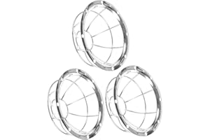 DOITOOL 3pcs Fire Sprinkler Head Guard Detector Cover Cap for Fire Sprinkler Covers Metal Alarm