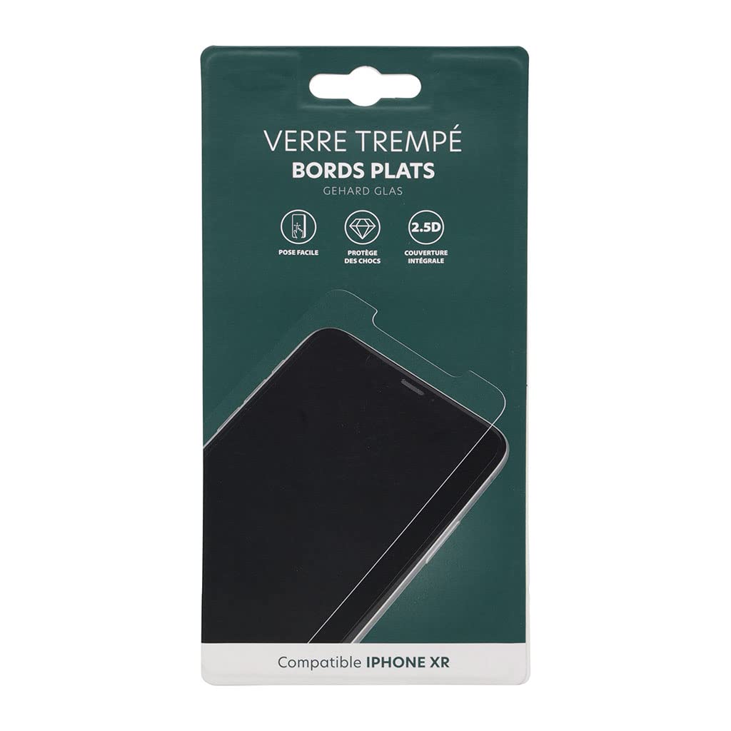 ITENSE - Flat tempered glass - Compatible (No Suggestion) XR - Flat edges - Protects from bumps and scratches - Easy to apply - Full coverage - Cleaning kit included - Practical and effective