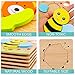 Wooden Toddler Puzzles, WOOD CITY Jigsaw Puzzles for Toddlers 1 2 3 Years Old, Educational Toys Gift for Boys and Girls with 4 Pack Animal Pattern