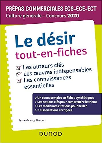 Amazon Fr Le Desir Tout En Fiches Prepas Commerciales Ecs Ece Ect Culture Generale Concours 2020 Tout En Fiches 2020 Grenon Anne France Livres