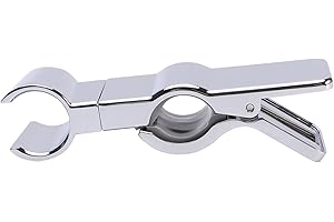 GEZICHTA Shower Head Holder for Slide Bar,Universal 22-25MM Rail Head Bracket Holder for Slide Bar Slider Clamp Bathroom Replacement 45 Degree Rotation Sprayer Holder(Silver)