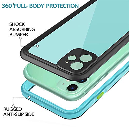 Diverbox iPhone 11 Waterproof case Life Heavy Duty Protection Cases, with Builtin Screen