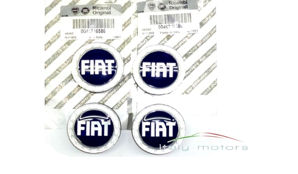 Tapas de llantas Fiat originales, 4 unidades, 46746586 ...