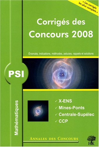 Mathématiques, PSI
