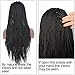 BLUPLE Yaki Bob Lace Front Braided Wig #1B Natural Black Half Hand Tied Synthethic Heat Resistant Hair Short Bob Yakibraids Wigs Middle Part with Baby Hair for Black W (14 Inch, Yaki Micro Braids,#1B)