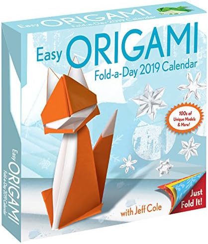 Easy Origami Fold-a-Day 2019 Calendar Calendar – Day to Day Calendar, July 31, 2018