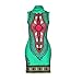 SheKiss Traditional African Print Bodycon Sleeveless Dresses Green