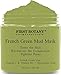 French Green Mud Mask 8.8 fl oz for men and women - an anti aging face mask, pore minimizer, blackhead remover, reduces acne scars, clarifying hair mask and gentle facial cleanser