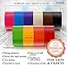 [15-yards] Colored Duct Tape Variety Pack - 10 Fun Colors - Colorful Duct Tape Multi Pack for Kids Crafts - Decorative Duct Tape Designs Bulk - Orange Red Blue Green Purple Pink White Yellow Duck Tape