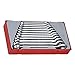 Teng Tools 12 Piece 12 Point Metric Combination Wrench Set (8MM-19MM) - TT1236, Red, 1 - pack