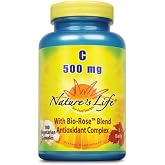 Nature's Life Vitamin C, 500 mg Caps | 100 ct