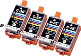 4 Pack Compatible Canon CLI-36 4 Tri Color for use with Canon PIXMA iP100l, PIXMA mini260, PIXMA mini320, RFB IP100. Ink Cartridges for inkjet printers. CLI-36-C / 1511B002 © Blake Printing Supply