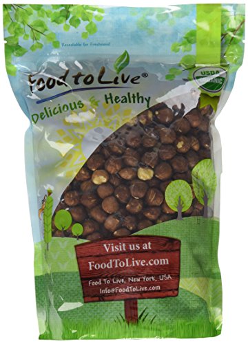 Food to Live Organic Hazelnuts / Filberts (Raw, No Shell) (2 Pounds)