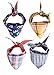 Tail Trends 6 Pack Pet Dog Bandanas Triangle Bib Scarf Assortment of Designs Available - 100% Cotton