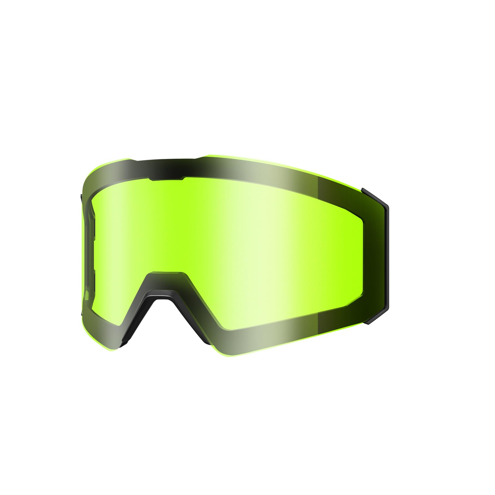 OutdoorMaster Ski Goggles Magnetic Interchangeable Lens for Kids,Cylindrical Skiing Goggles Lense,Anti-Fog 100% Protection