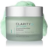 ClarityRx Get Clean Crushed Bamboo Gentle Exfoliating Face Wash, Natural Plant-Based Face Scrub, Paraben Free, Cruelty Free