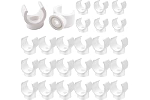 200 PCS Pex Pipe Clamps,1/2 Inch (16 Mm) Holder Bracke,for Tubing, Plastic Water Pipe Support Hangers, Easy Install(White)