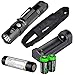 EdisonBright 2016 Edition Fenix PD32 900 Lumen CREE LED Tactical Flashlight with Fenix ARB-L2M 18650 Li-ion rechargeable battery, Fenix ARE-X1 charger and 2 X CR123A lithium batteries bundle