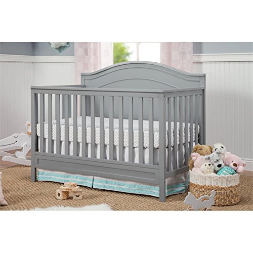 DaVinci Charlie 4-in-1 Convertible Crib, Grey