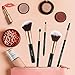 Refand Face Makeup Brush, Cosmetics Foundation Powder Concealers Blending Eye Shadows Brushes Kit 15 PCs Rose Gold Black