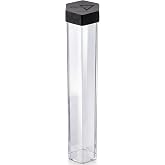 BCW Large Playmat Tube | One Tube - Single Hexagon Playmat Holder for 24" x 14" Mats | Plastic MTG Mat Tube | Protective Storage Case for TCG, MTG, and Card Games
